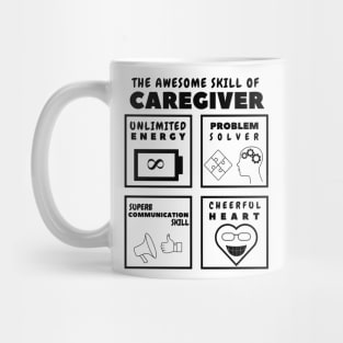 Awesome Skill of a Caregiver (White) Mug